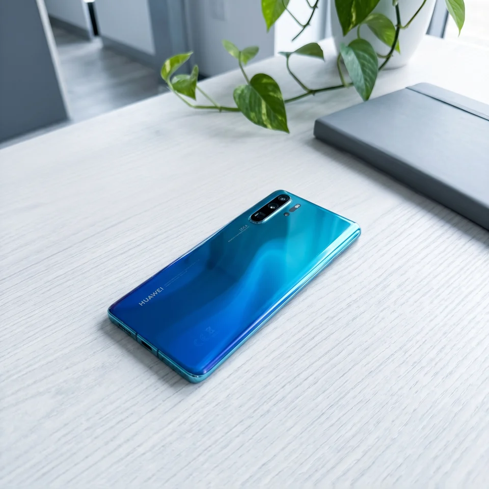 Refurbished Huawei P30 Pro 256GB held in hand, showing excellent condition and photography capability