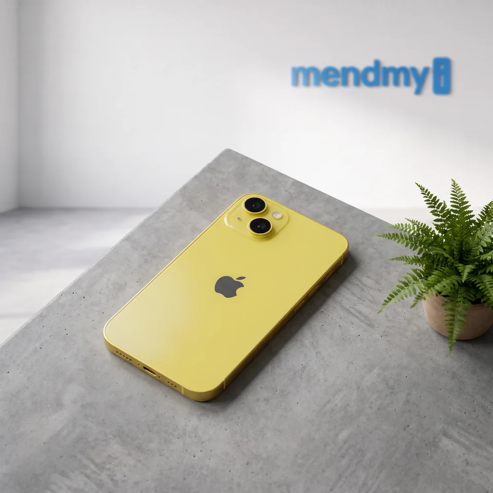 Apple iPhone 14 Plus 128GB Yellow in hand - refurbished by mendmyi