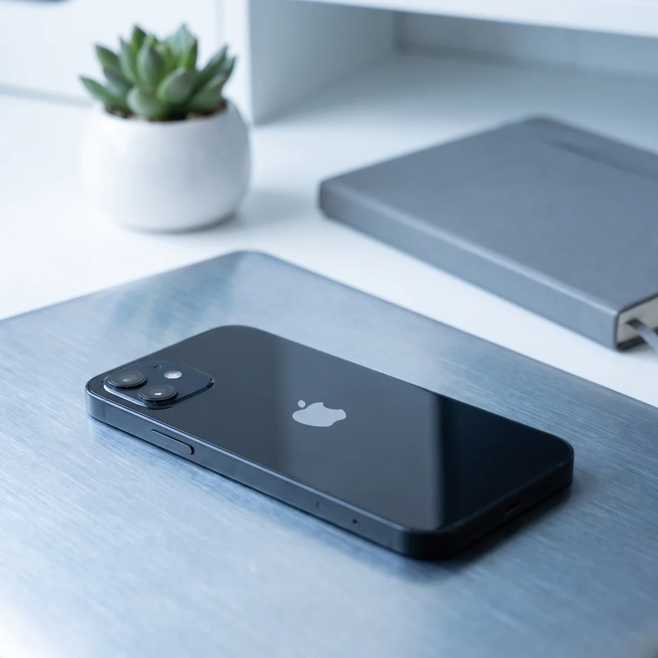 Apple iPhone 12 128GB Black in lifestyle setting, Excellent condition, 5G ready