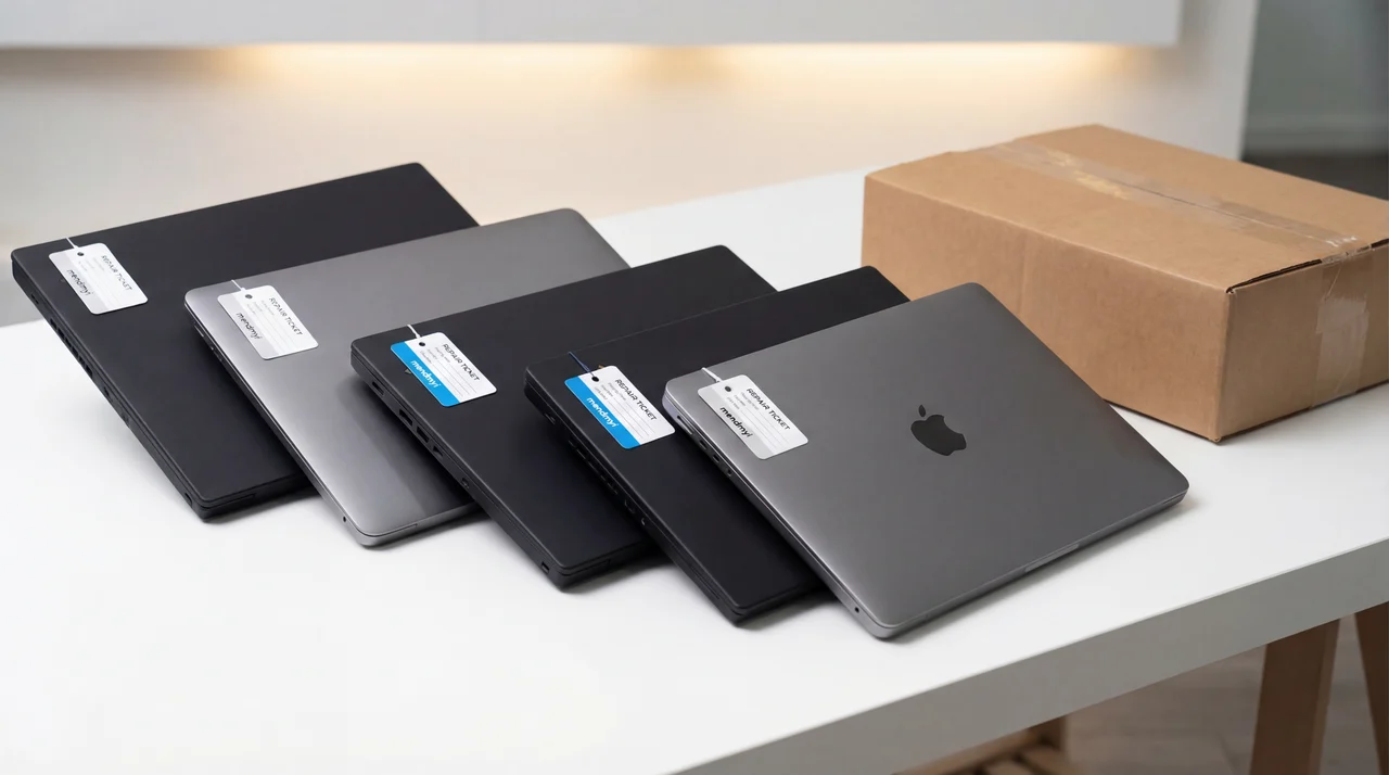 Professional business device fleet management and repair service